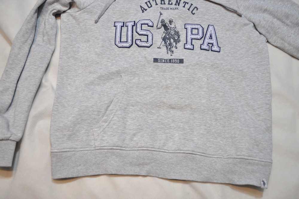 U.S. POLO ASSN. XL bluza męska bawełniana z kapturem kangurka rs3v