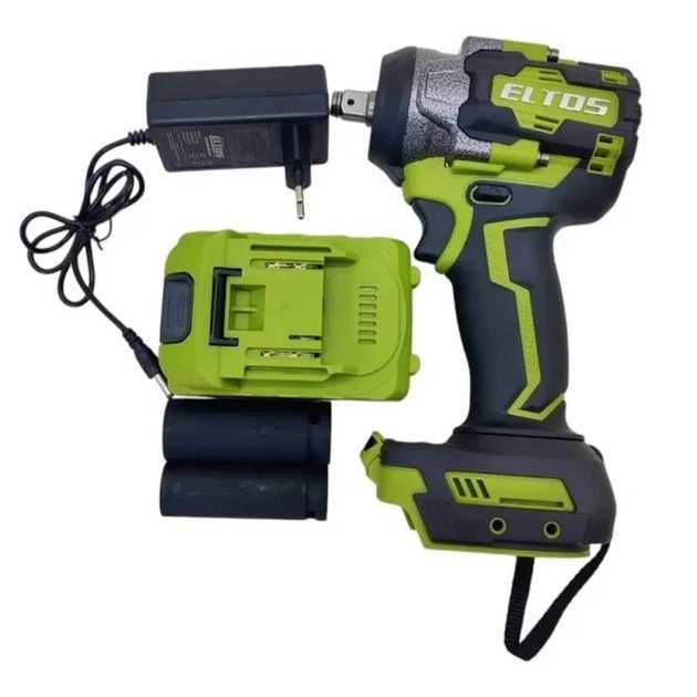 Акумуляторний ударний гайковерт ELTOS АГ-600/800 безщітковий потужний