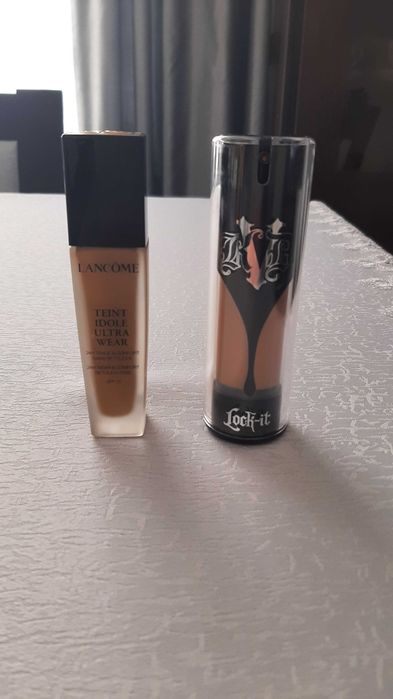 Podkład Kat Von D i Lancome teint idole ultra wear