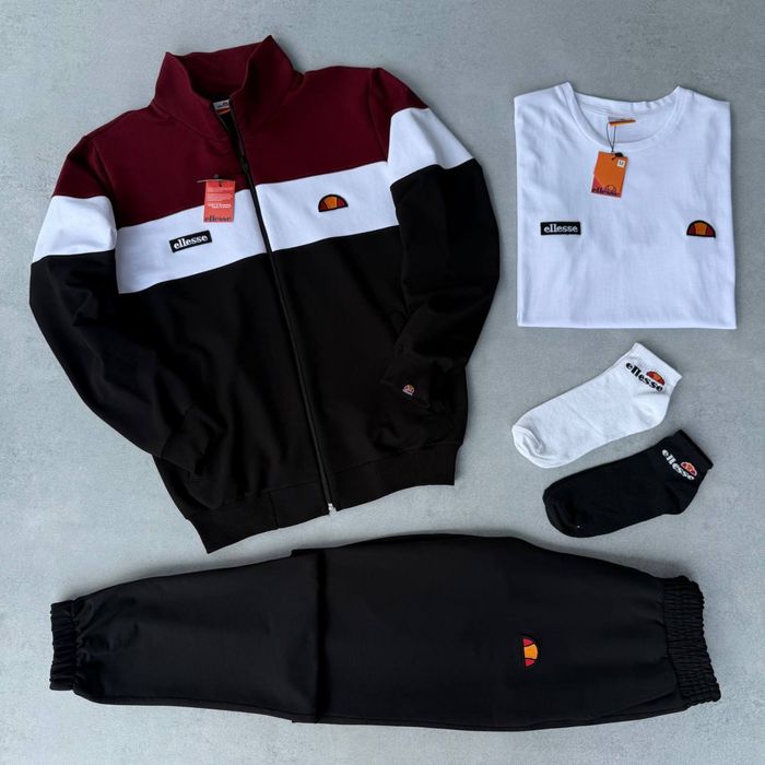 Чоловічий спортивний костюм еліс набір Ellesse [3в1] [S,M,L,XL,XXL]