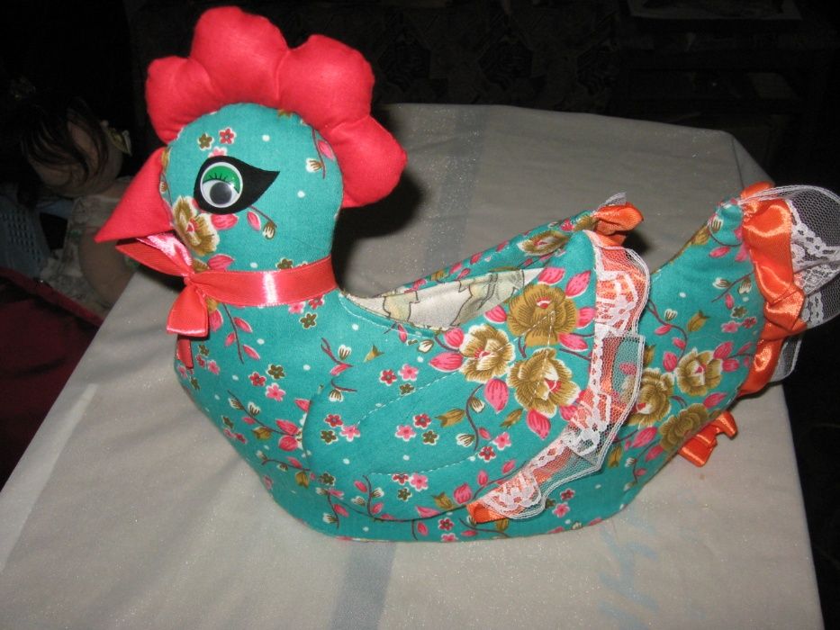 Пасхальная курочка-корзинка. Цена за одну.