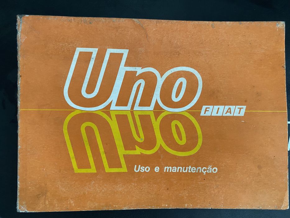 Manual antigo Fiat Uno