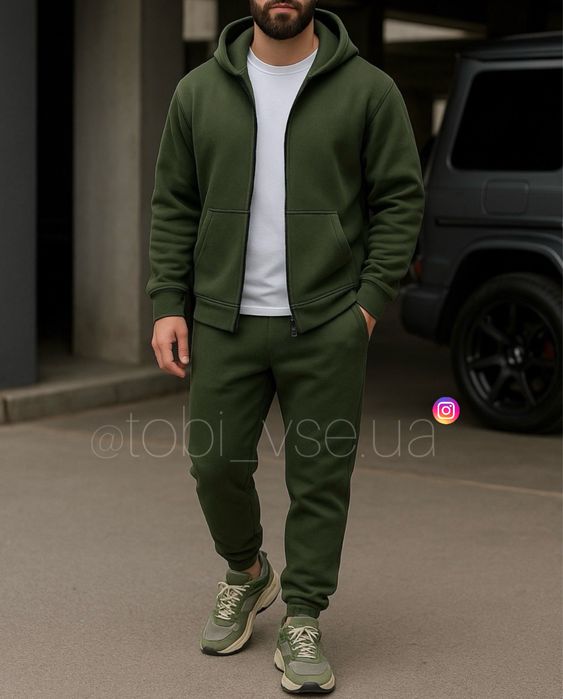 ХІТ‼️ Чоловічий Костюм Теплий на Флісі Спортивний Мужской комплект