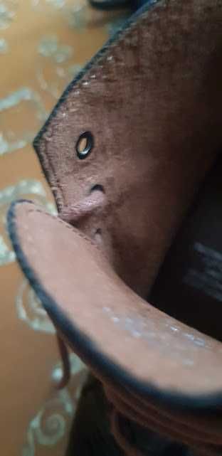 Черевики ботинки шкіра лак