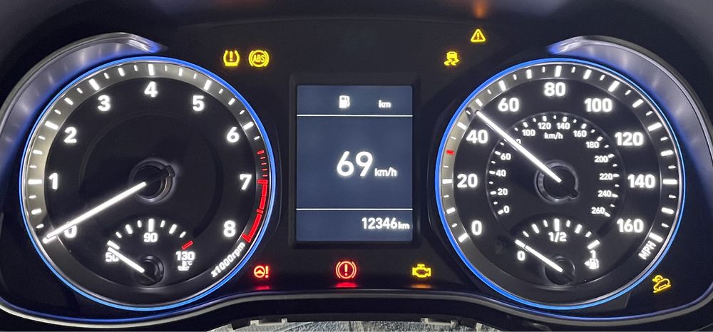 Licznik Hyundai Kona Przerobienie licznika Hyundai Kona USA na EU