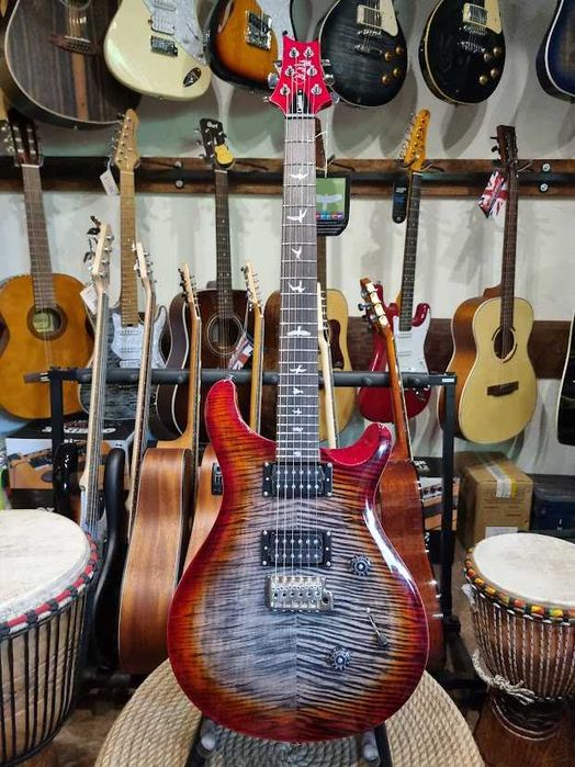 PRS SE Custom 24 Charcoal Cherry Burst gitara elektryczna PRSSECU44CG