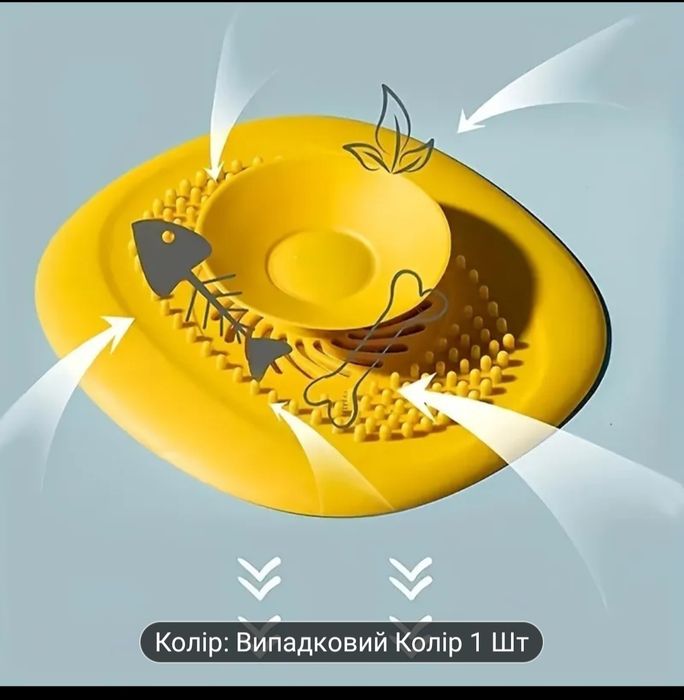 Затимкач-фільтр для ванної, каналізації