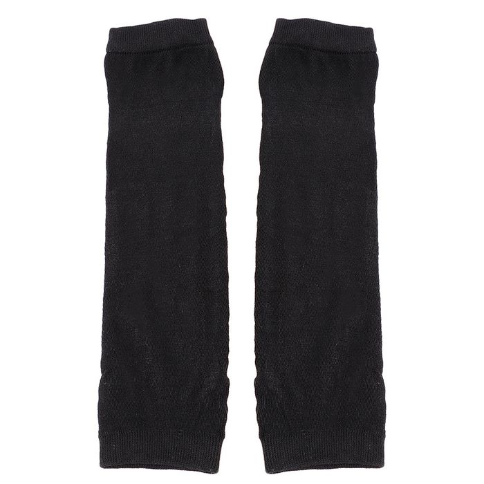 Чорні мітенки , рукавиці без пальців , рукавички чорні без пальчиків