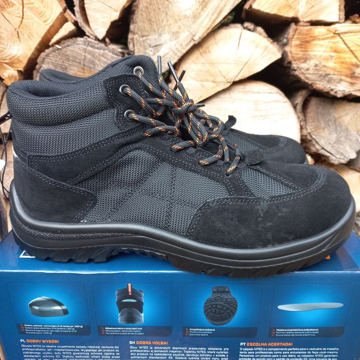 Skórzane buty robocze 43