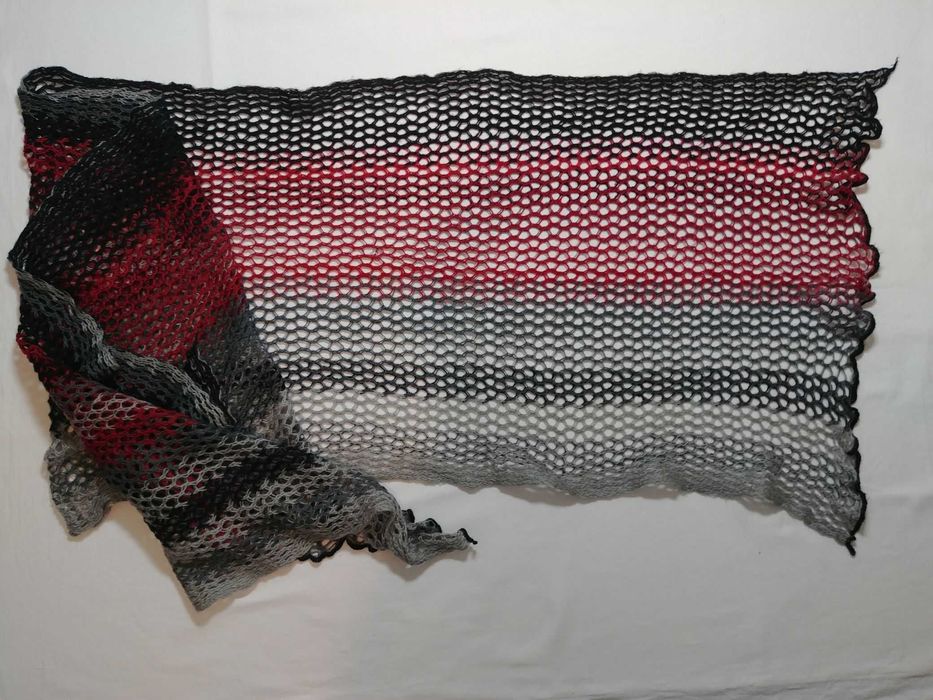 Cieniowany duży szal