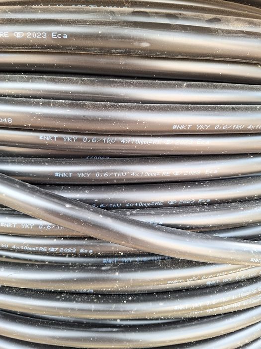 Kabel Przewód ziemny miedziany NKT 2025r YKY 4x10  WLZ