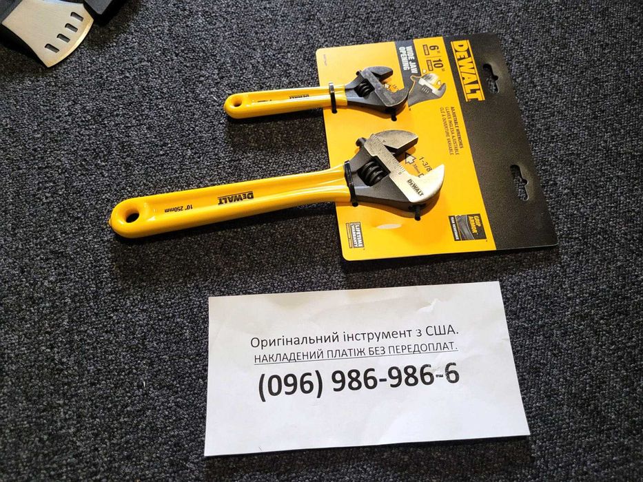 Оригінальний ручний інструмент DeWALT з США