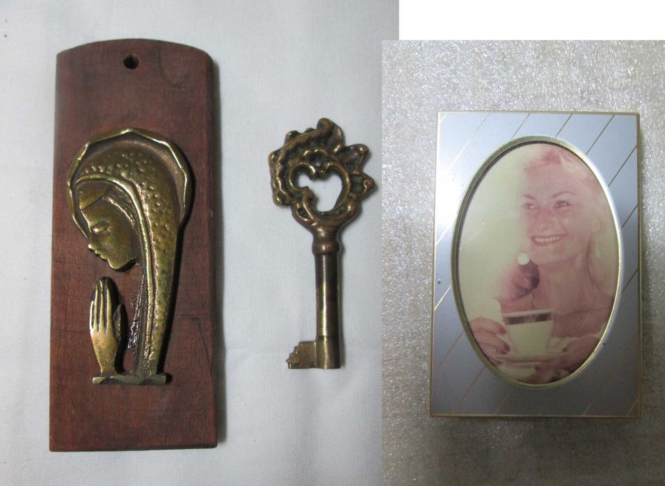 Металлическая рамка для фото табличка ключик