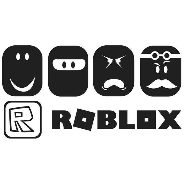 Duża Naklejka na ścianę ROBLOX gaming do pokoju dziecięcego