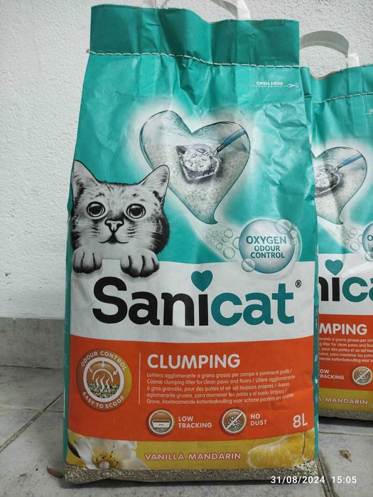 Sanicat Clumping 8l - Areia aglomerante