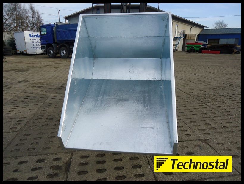 kontener samowyładowczy ocynkowany 0,7 m3 KS-7