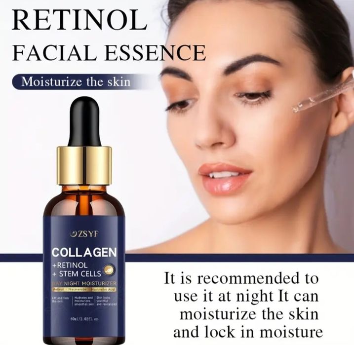 Serum do Twarzy z Kolagenem i Retinolem – 60 ml