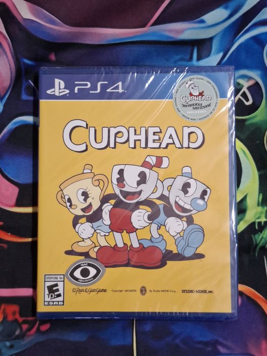 Cuphead ps4 novo e selado