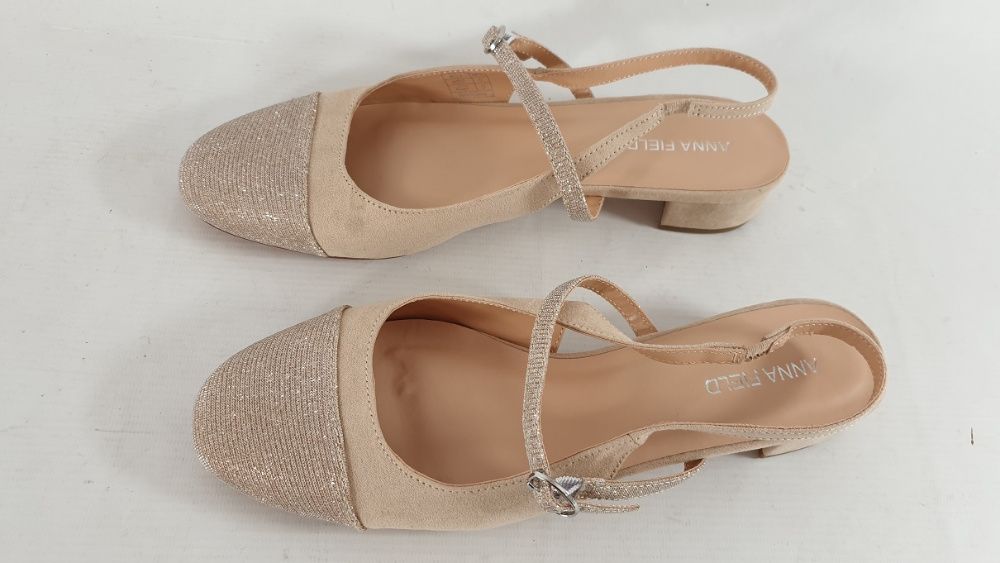 ANNA FIELD sandały DAMSKIE eko skóra eleganckie rozmiar 39