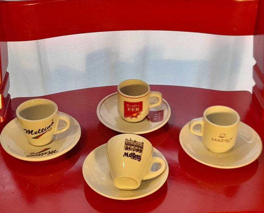 Chávenas de café de colecção