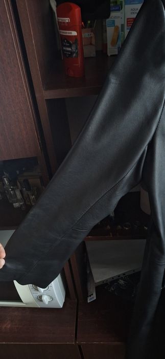 Шкіряний плащ Hugo Boss