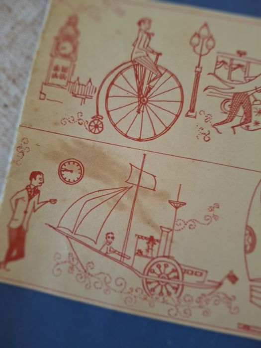 Programa e suplemento filme vintage volta ao mundo 80 dias