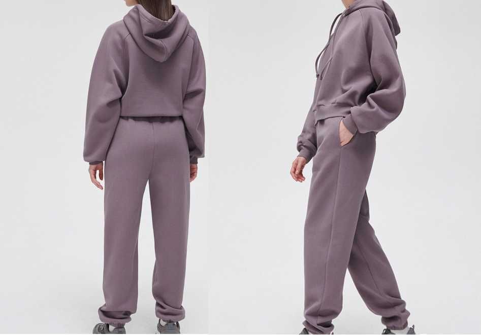 Dres Komplet- bluza oversize z kapturem +spodnie dresowe joggery Dresy