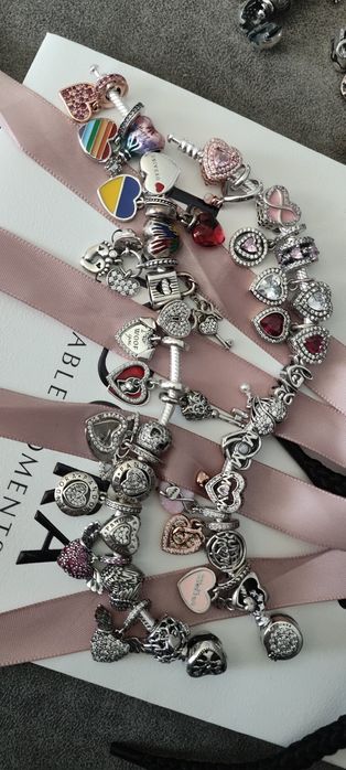 Pandora Браслети Намистини Шарми Пандора сердечко квітка