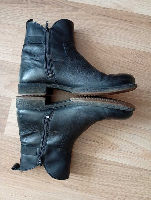 Skórzane trzewiki Ecco rozmiar 39