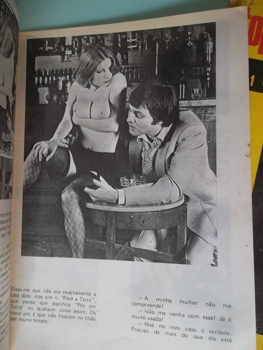 TOPSEXY revistas Foto-eróticas de 1975 Confissões Sexuais de...