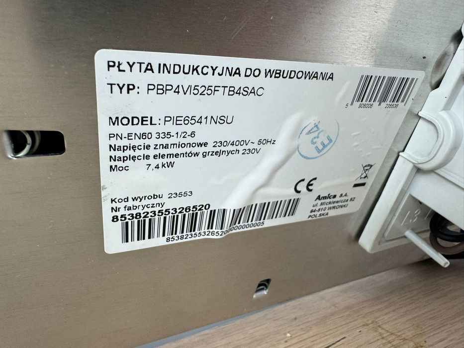 Płyta Indukcyjna Amica Dostawa / Gwarancja
