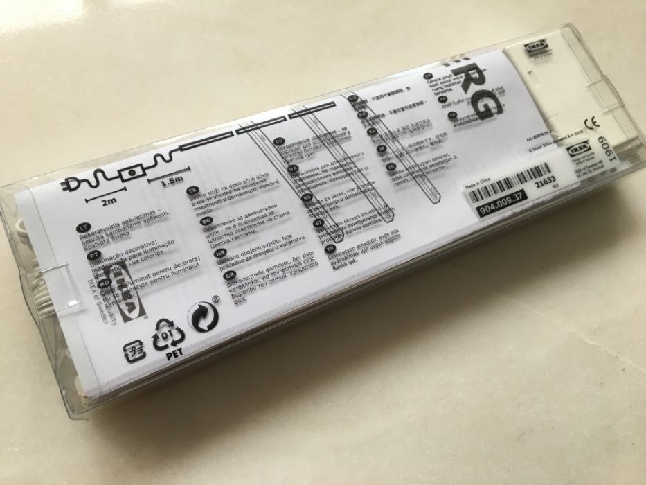 Calha de iluminação LED multicor nova