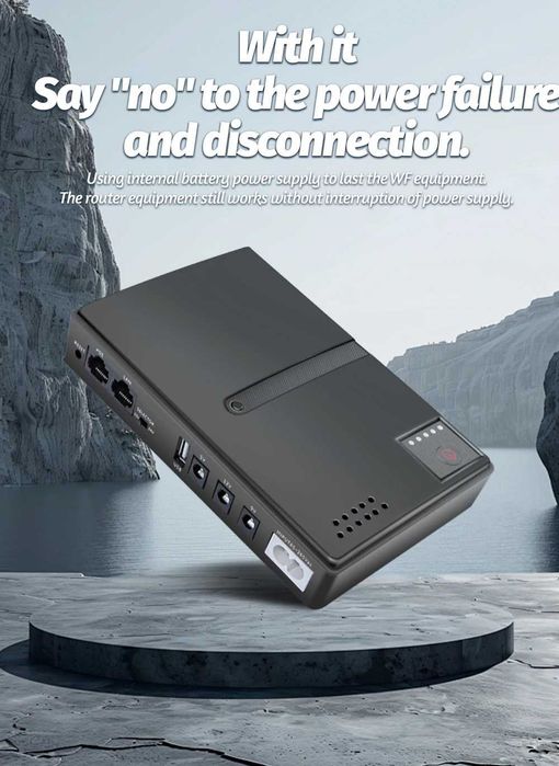 Бесперебойник, повербанк, корпус ИБП ДБЖ UPS 5V 9V 12V для роутера, модема