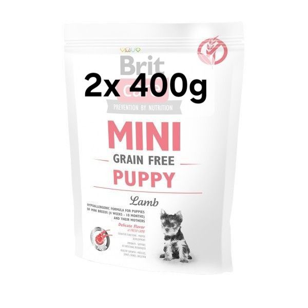Brit Mini Puppy 2x 400g Szczenięta Lamb Jagnięcina Karma 800g Pokarm