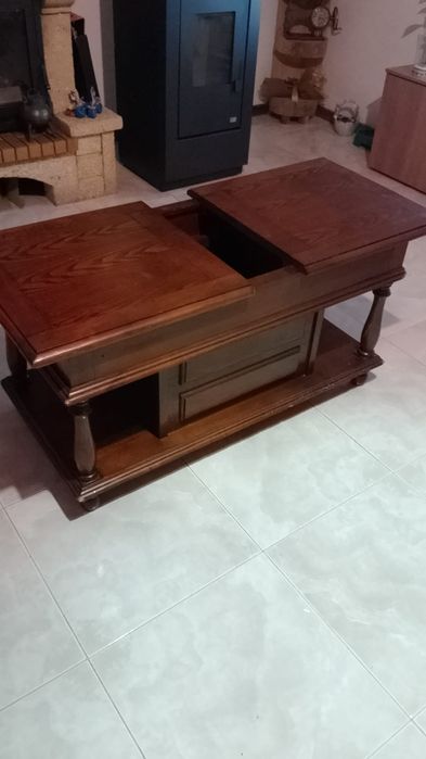 Mesa bar (com garrafeira)de centro