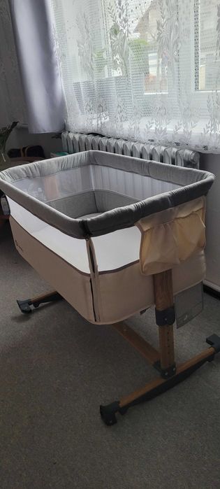 LIONELO łóżeczko dostawne, wolnostojące i kołyska 3-w-1