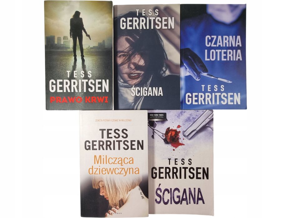 Tess Gerritsen / zestaw 5 książek / Kryminał