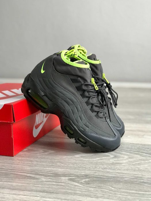 Мужские зимние кроссовки Nike Air Max 95 Sneakerboot "Grey" 40-45