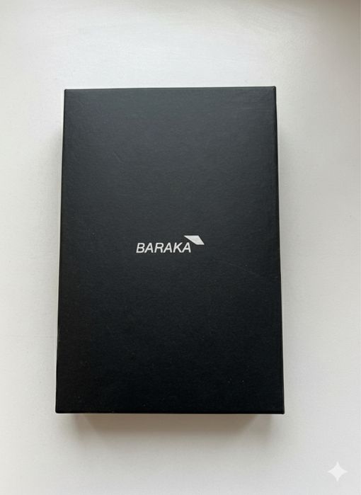 Запонки Baraka зі шкірою ската та рожевим золотом, Італія