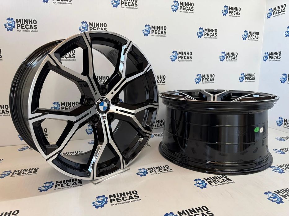 Jantes Look BMW X6 M em 20 (5x120) Preto e Polido