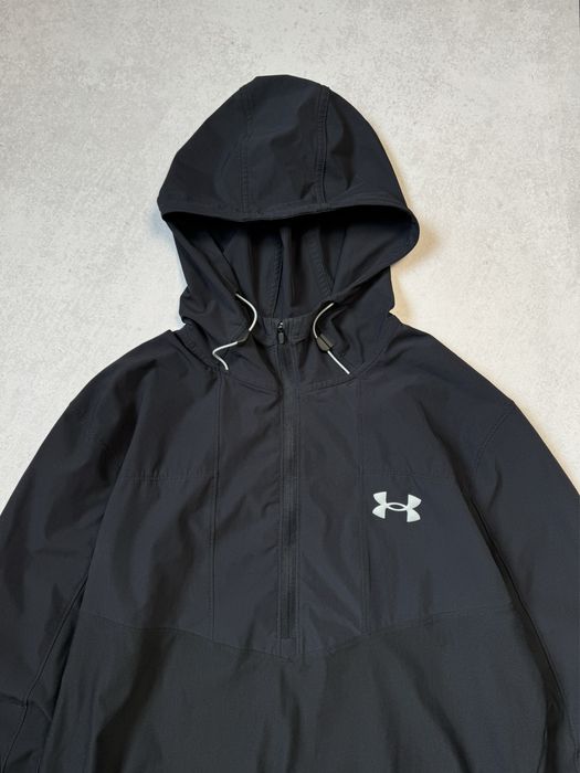 Спортивный худи Under Armour черный мужской анорак (оригинал)