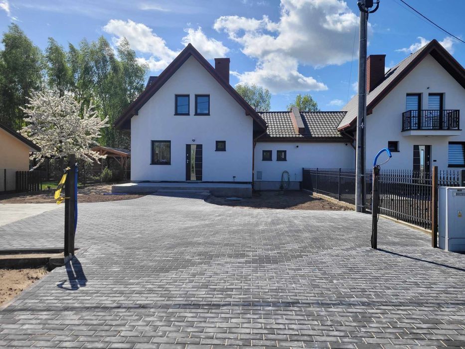 Usługi brukarskie + usługi koparko-ładowarką