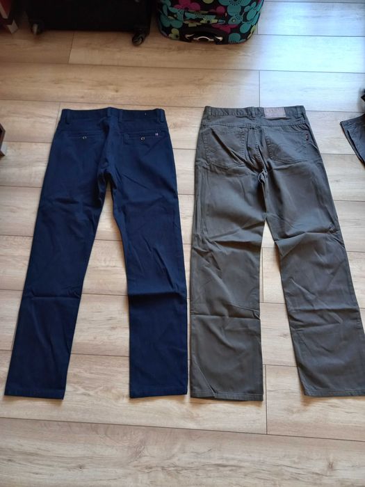 Spodnie męskie jeans kant eleganckie L