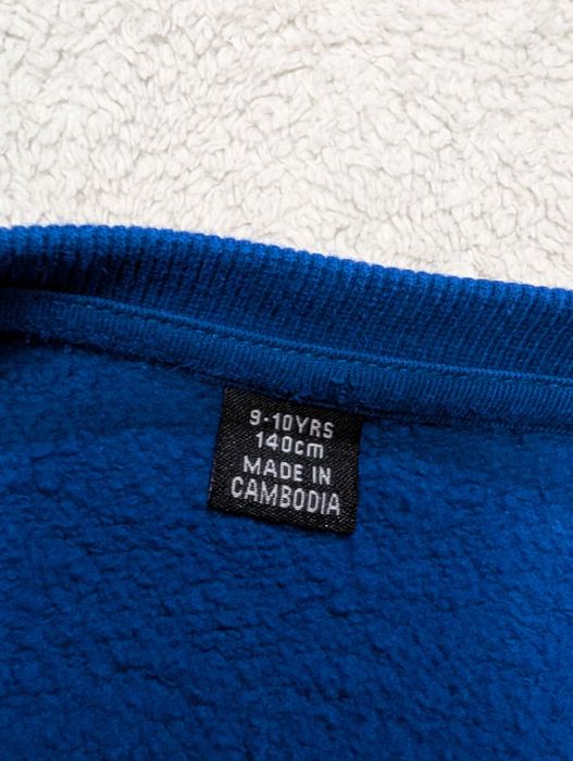 Niebieska chabrowa bluza dresowa Myszka Mickey i Kaczor Donald 140