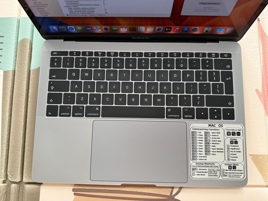 Apple MacBook Pro 2017 13 cali i5 16GB 256GB