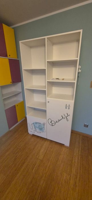 Białe meble, szafka  do pokoju dziecięcego Meblik