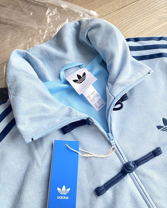 Куртка Adidas Chinese New Year блакитна / Кофта Adidas Chinese New Year блакитна