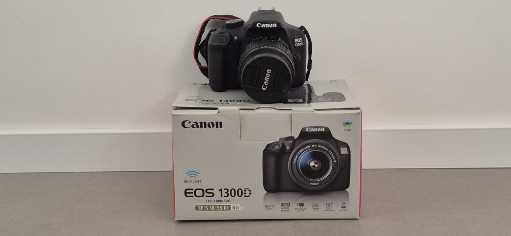 Canon 1300D + 50mm + Remote Shutter Release + Carry Case64284545171715121