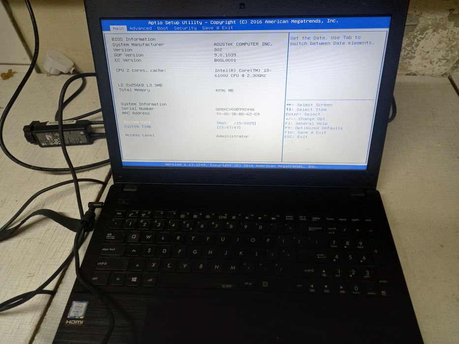 Asus p2530ua sprawny