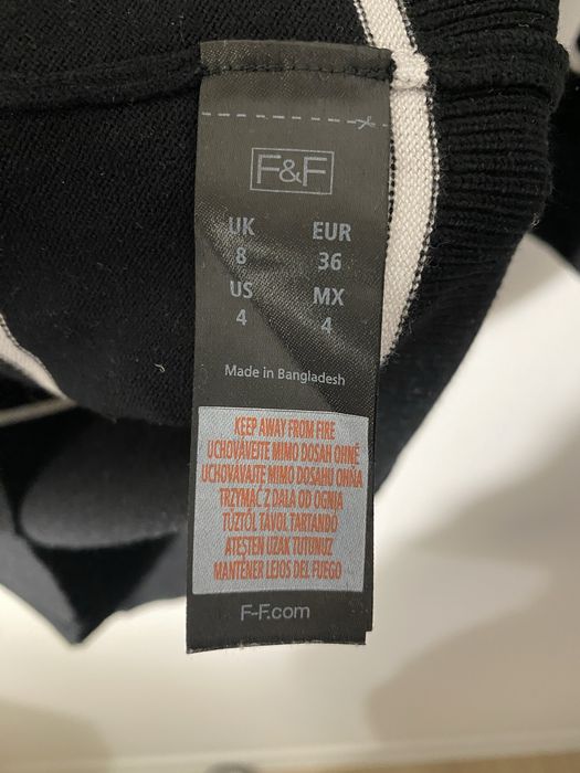 Sweter w paski 36/S/8 wiskoza